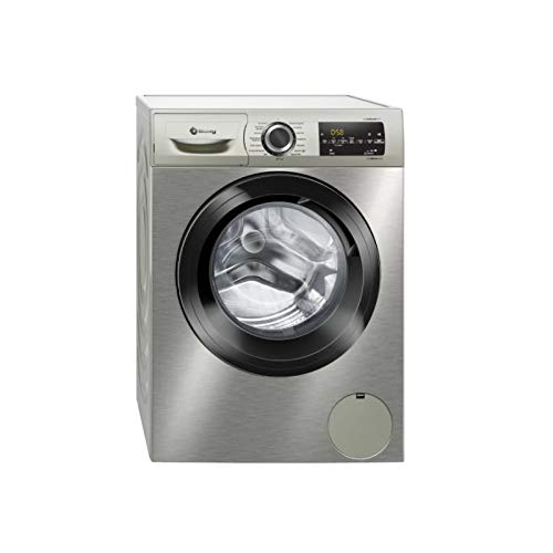 Lavadora carga frontal Balay 3TS993XD, Inox, 9 kg, 1200 rpm, A+++