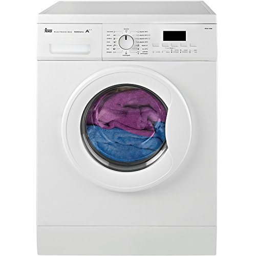 Lavadora carga frontal - Teka TKX3 1060, Capacidad 6 kg, 1000 rpm, 16 programas, Clase A++, Blanco Lavadora carga frontal - Teka TKX3 1060, Capacidad 6 kg, 1000 rpm, 16 programas, Clase A++, Blanco