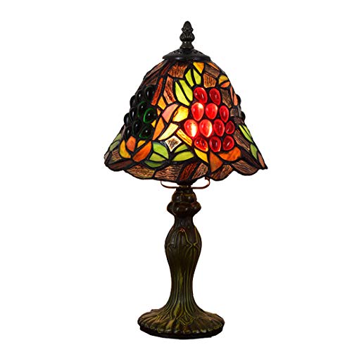 LGYKUMEG Lámpara de Mesa, lámpara de Escritorio de la lámpara de UVA lámpara de Estilo Medieval de Estilo Antiguo Hermosa Antigua de la Navidad,A