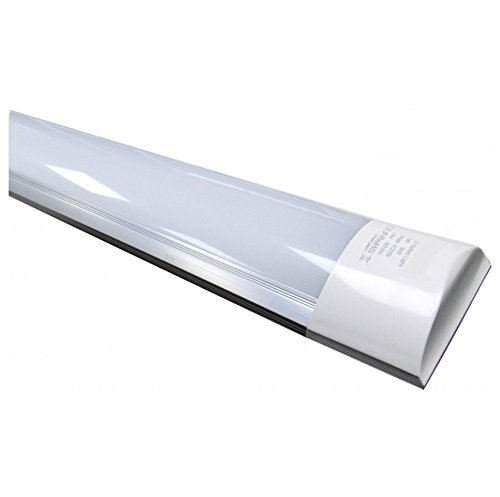 Luminaria T8 Tubo led integrado 120cm. 40w. Color Blanco Neutro (4500K) 3300lm. Regleta led slim. A++