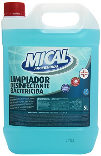 Mical Profesional - Limpiador Desinfectante Bactericida - Eficaz en todas las superficies - 5 l - [pack de 2]