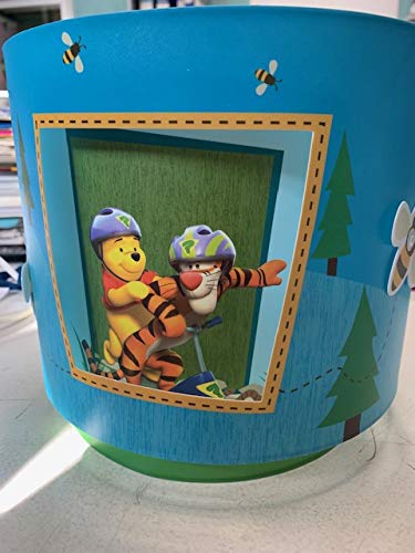 M.Service S.r.l. Lámpara de techo Disney Winnie The Pooh – Ideal para la habitación de los niños.