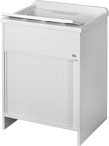 Negrari - 4006 k lavabos con puerta corredera, pvc, blanco, 45 x 50 x 85 cm Negrari - 4006 k lavabos con puerta corredera, pvc, blanco, 45 x 50 x 85 cm