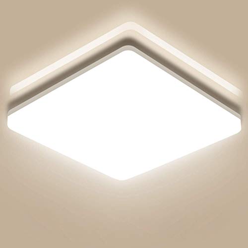 Oeegoo 24W Plafon LED de Techo Superficie, Impermeable IP44, 2400LM LED Luz de Techo para Baño Dormitorio Cocina Sala de estar Comedor Balcón Pasillo Salon Blanco Natural 4000K Oeegoo 24W Plafon LED de Techo Superficie, Impermeable IP44, 2400LM LED Luz de Techo para Baño Dormitorio Cocina Sala de estar Comedor Balcón Pasillo Salon Blanco Natural 4000K