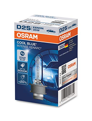OSRAM XENARC COOL BLUE INTENSE D2S HID, lámpara de xenón, lámpara de descarga, 66240CBI, estuche (1 unidad)