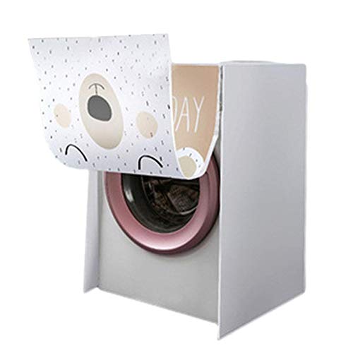Palatable Funda para lavadora de carga frontal, impermeable, se adapta a la mayoría de lavadoras y secadoras de carga frontal Palatable Funda para lavadora de carga frontal, impermeable, se adapta a la mayoría de lavadoras y secadoras de carga frontal