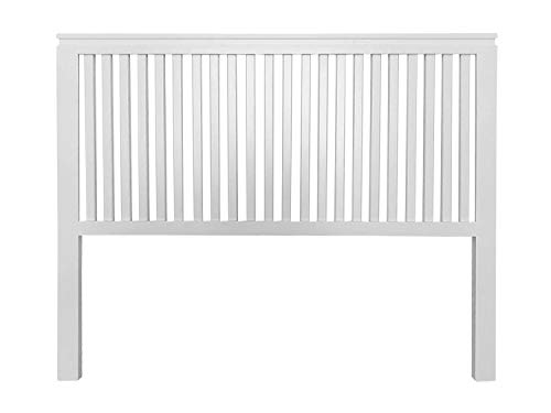PEJECAR cabecero Modelo daimiel para Cama de 150 con largueros Verticales Fabricado en Madera Maciza de Pino insigni Acabado en Blanco Satinado PEJECAR cabecero Modelo daimiel para Cama de 150 con largueros Verticales Fabricado en Madera Maciza de Pino insigni Acabado en Blanco Satinado