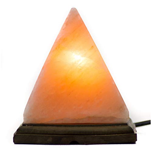 pirámide lámpara de sal 3 kg aprox. sal rosa del Himalaya