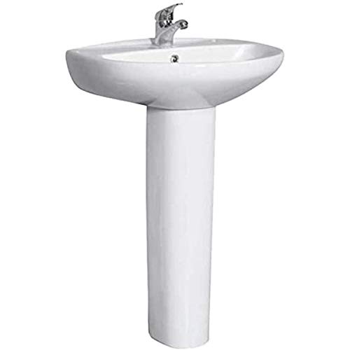 Roca lavabo Giralda serie Porcelana Sanitaria, 70 x 55 x 14 centímetros, color blanco (Referencia: 325461000)
