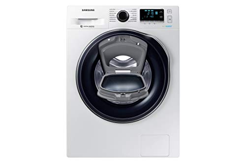 Samsung - Lavadora AddWash™ Serie 6 8kg WW80K6414QW A+++, Carga Frontal, EcoBubble™, Lavado Rápido, Blanco, LED