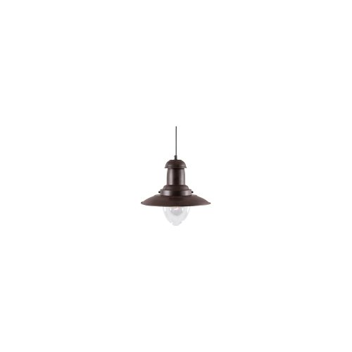 Searchlight Lámpara colgante con estilo náutico. Color Ref. 4301ru, 60 W, Marrón oscuro dark brown