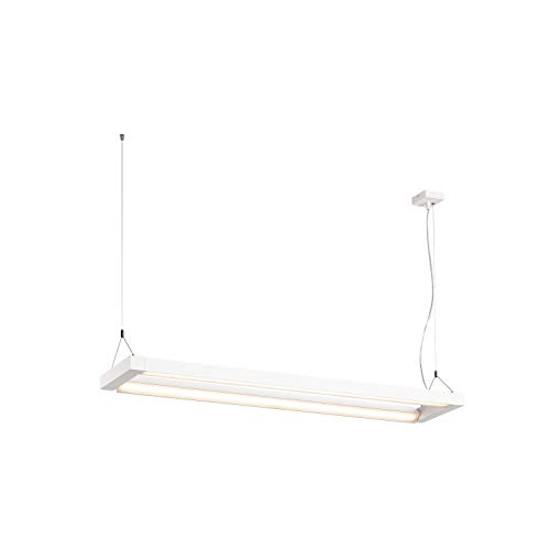 SLV Long Barbacoa – Lámpara de techo, aluminio, color blanco