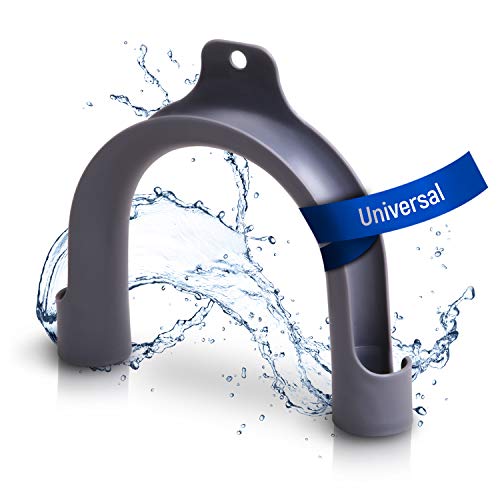 Soporte para manguera, arco de sujeción de PVZ, para Bosch, Siemens, Beko, Bauknecht, Miele, Constructa, tubo de desagüe para lavadora, lavavajillas y accesorios de lavadoras Soporte para manguera, arco de sujeción de PVZ, para Bosch, Siemens, Beko, Bauknecht, Miele, Constructa, tubo de desagüe para lavadora, lavavajillas y accesorios de lavadoras