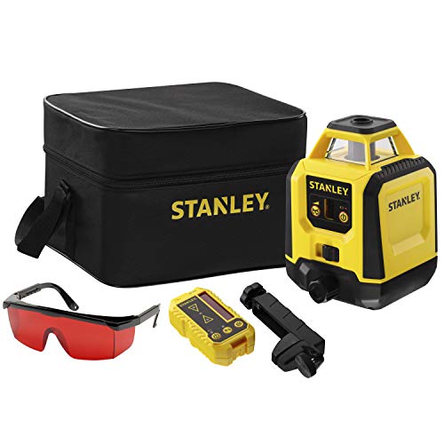 Stanley STHT77616-0 Nivel láser Rotativo con estuche, gafas, objetivo, detector y soporte