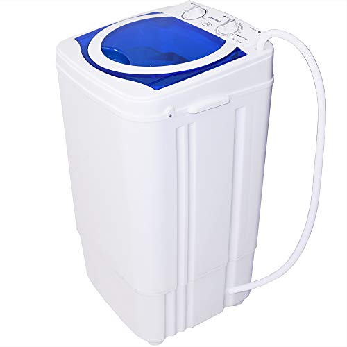 Syntrox Germany – a 7 kg lavadora con centrifugado Blanco/Azul camping lavadora Mini lavadora
