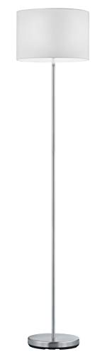 Trio Serie 4611 - Lámpara de pie, E27, 60 W, color níquel mate y blanco
