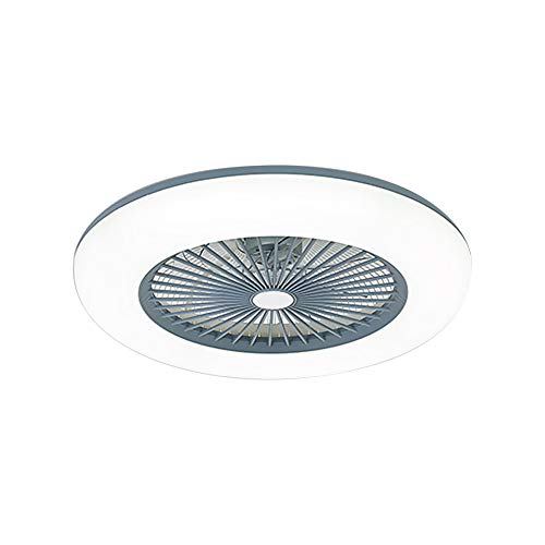 Ventilador de Techo con iluminación Luz, Lampara LED Techo Ajustable Velocidad del Viento Regulable con Control Remoto sin batería 36W Luz de Techo LED Moderna para Dormitorio Sala de Estar Comedor