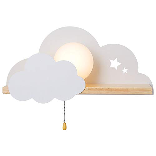 VOMI LED Nube Modelado Lámparas Luces, Lámparas de Pared Infantiles Iluminación Infantil Nocturna Apliques de Pared, Lámparas Decoración Casera para la sala de estar Dormitorio de las Muchachas