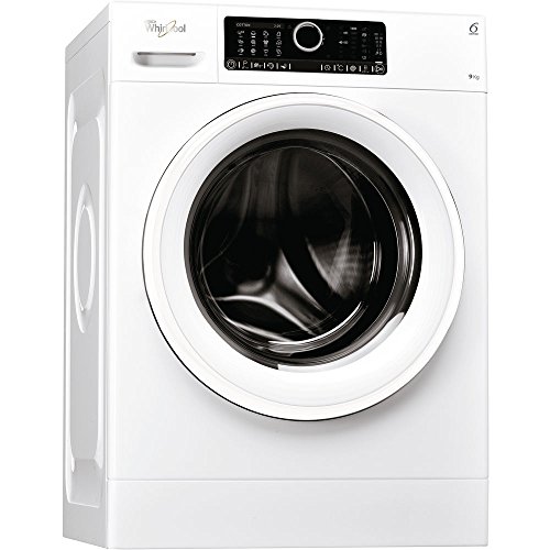 Whirlpool FSCR 90412 Independiente Carga frontal 9kg 1400RPM A+++-30% Blanco - Lavadora (Independiente, Carga frontal, Blanco, Giratorio, Tocar, Izquierda, Blanco)