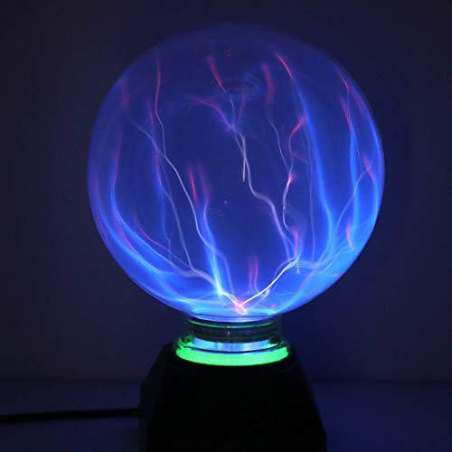 Winbang Bola de Plasma, Esfera Mágica Relámpago Globo de Cristal Touch Nebula Light
