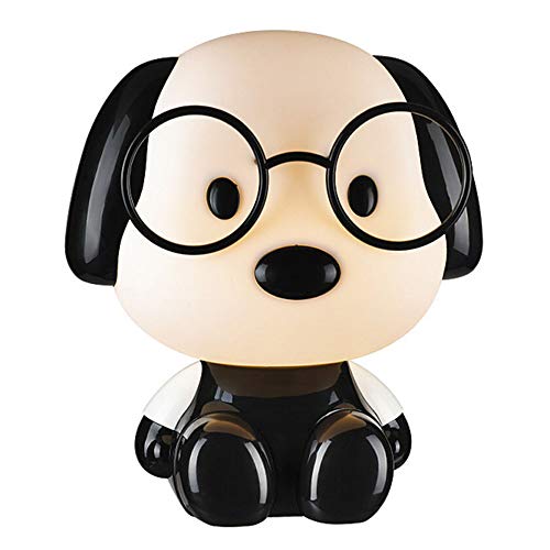 Wonderlamp W-A000112 Lámpara decorativa infantil Perro, Color Negro