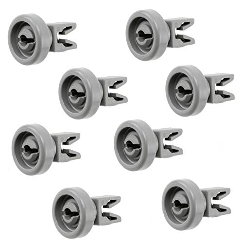 8 ruedas para cesta superior de lavavajillas Zanussi 50269970005 50278101006 50269921008 50286967000 25 mm eje de rodillo inferior superior y clip 8 ruedas para cesta superior de lavavajillas Zanussi 50269970005 50278101006 50269921008 50286967000 25 mm eje de rodillo inferior superior y clip