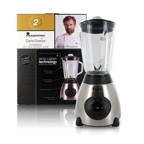 Batidora de Vaso | 500W | 2 Velocidades | Función Turbo | Jarra de Cristal de 1,5 L | Colección MasterPRO Batidora de Vaso | 500W | 2 Velocidades | Función Turbo | Jarra de Cristal de 1,5 L | Colección MasterPRO
