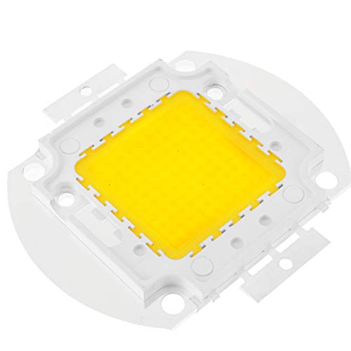 BeMatik - LED COB DIY 100W 8000LM 4000K emisor de luz blanco neutro 35 x 35 mm