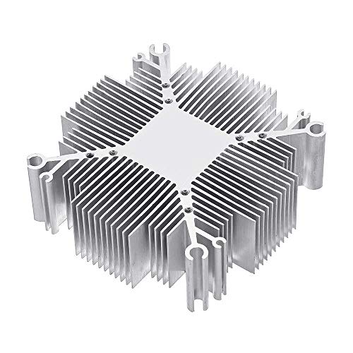 Enfriador de aluminio de disipador de calor 20W-100W DIY for chip LED COB (Tamaño: Tamaño: 92 * 30 mm) (Size : Size: 92 * 30mm)