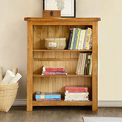 Estantería pequeña de madera maciza de roble, totalmente montada, estantería para libros de 3 niveles, 20 pulgadas de ancho x 9 pulgadas de profundidad x 33 pulgadas de alto. Estantería pequeña de madera maciza de roble, totalmente montada, estantería para libros de 3 niveles, 20 pulgadas de ancho x 9 pulgadas de profundidad x 33 pulgadas de alto.