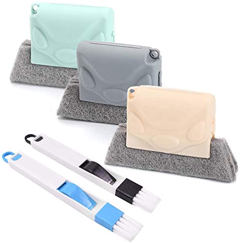 Gmili 3Piezas Cepillo de Limpieza de Ventanas + 2Piezas 2 en 1 Cepillo de Limpieza Multifunción, Limpiador de Ranuras, cepillos de Limpieza de riel de Puerta con Abertura de Ventana de Mano Gmili 3Piezas Cepillo de Limpieza de Ventanas + 2Piezas 2 en 1 Cepillo de Limpieza Multifunción, Limpiador de Ranuras, cepillos de Limpieza de riel de Puerta con Abertura de Ventana de Mano
