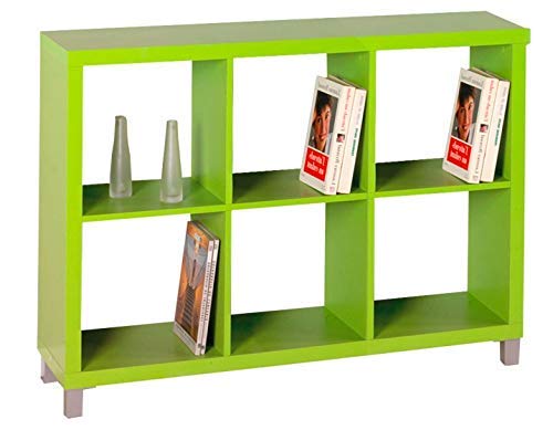 Kit Closet Estantería "Kubox" 6 huecos verde Kit Closet Estantería "Kubox" 6 huecos verde