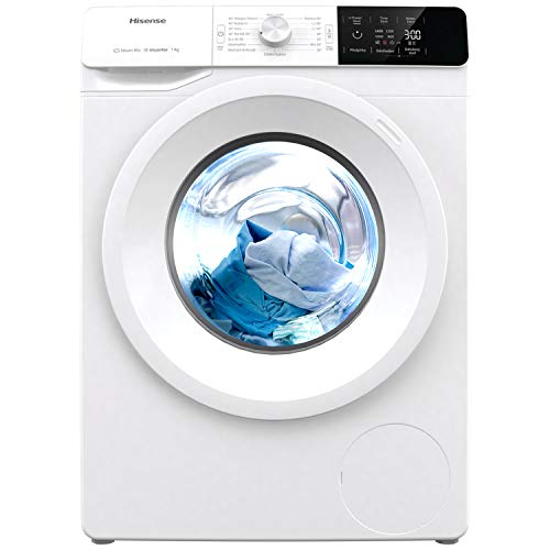 Lavadora Hisense WFGE70141VM/S, 7 kg, 1400 rpm, A+++, Inverter, Slim, Vapor Lavadora Hisense WFGE70141VM/S, 7 kg, 1400 rpm, A+++, Inverter, Slim, Vapor