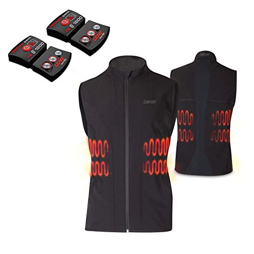 Lenz Set of Heat Vest 1.0 Women + Lithium Pack RCB 1800 Chaleco calefactable Ropa calefactable Chaquetas con calefaccion Chaleco calefactable Mujer