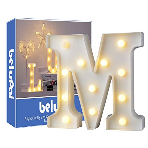 Letras Led Letras Luminosas Decorativas Letras Alphabet Light Luces De Espejo Del Alfabeto A-Z con Luces de LED para Decoración de DIY Wedding Party Dormitorio Decoración de Navidad- Letra M Letras Led Letras Luminosas Decorativas Letras Alphabet Light Luces De Espejo Del Alfabeto A-Z con Luces de LED para Decoración de DIY Wedding Party Dormitorio Decoración de Navidad- Letra M