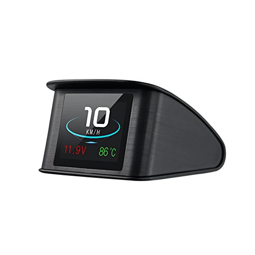 Liamostee P10 Coche HUD Head Up Display Inteligente Digital Velocímetro Pantalla LCD OBD 2 Escáner Herramienta de Diagnóstico