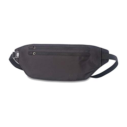 Lifeventure Waterproof Body Wallet Waist, Unisex-Adult, Black, One Size