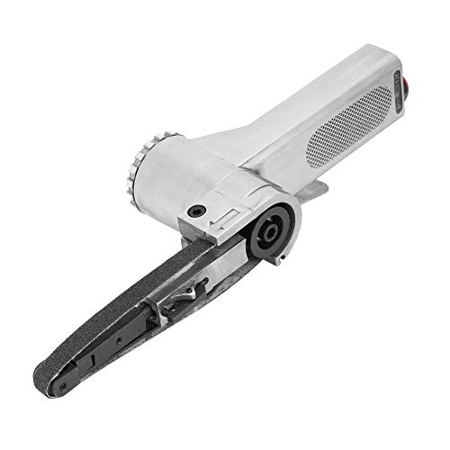 Lijadora de banda neumática, máquina lijadora de banda neumática de 16000 rpm, lijadora de banda neumática de 1/4 para rectificado de piezas de soldadura 10 x 330 mm/20 x 520 mm(10x330mm) Lijadora de banda neumática, máquina lijadora de banda neumática de 16000 rpm, lijadora de banda neumática de 1/4 para rectificado de piezas de soldadura 10 x 330 mm/20 x 520 mm(10x330mm)