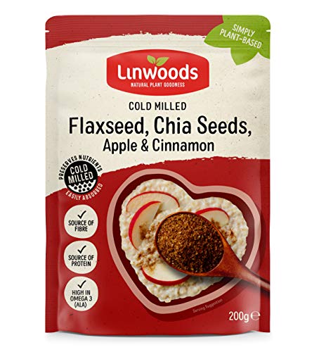 Linwoods Semillas De Lino Eco Con Chia Manzana Y Canela Mol Envase De 200 Gramos 200 ml