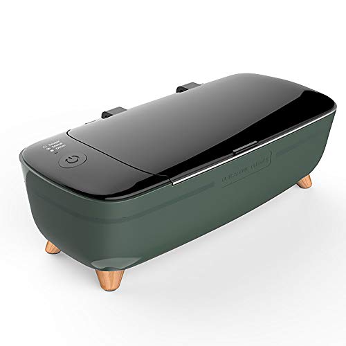 LNLN MáQuina De Limpieza por Ultrasonidos, 400 Ml con Tanque De Agua De Acero Inoxidable, Lavadora De Joyas, para Pulir Joyas, Relojes, Gafas, Dentaduras Postizas, Piezas MetáLicas,Green LNLN MáQuina De Limpieza por Ultrasonidos, 400 Ml con Tanque De Agua De Acero Inoxidable, Lavadora De Joyas, para Pulir Joyas, Relojes, Gafas, Dentaduras Postizas, Piezas MetáLicas,Green