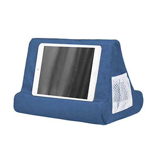 MoneRiffi - Tablet con soporte, soporte para iPad y tablet, soporte multiángulo para cojines para tablets, reproductores de libros digitales