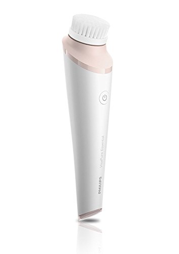 Philips VisaPure Essential BSC200/01 - Cepillo para limpieza facial, resistente al agua, color rosa