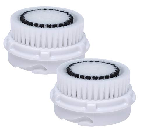 Poweka - Cabezales de cepillo de repuesto para Clariso-nic MIA & MIA 2 Pro Plus masajeador facial limpiador facial lavado profundo cabezal de cepillo de cuidado de poros ,2 piezas