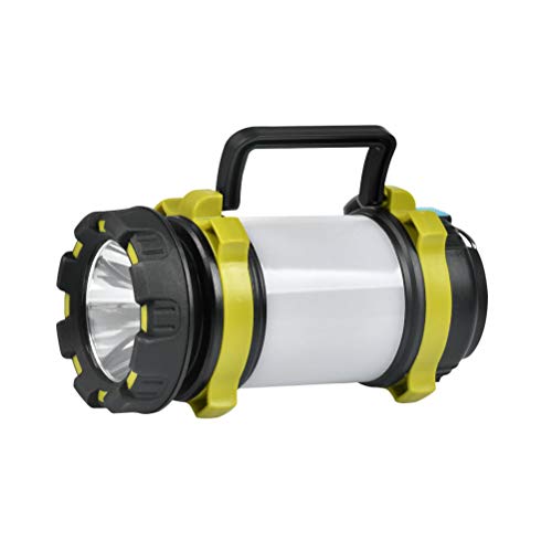 QLOUNI Portátil T6 Linterna LED Recargable para Camping 2600mAh con 4 Modos de Luz para Acampar, Camping, Pesca Nocturna, Caza,Senderismo,etc