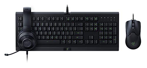 Razer Viper Light Esports Gaming Mouse + Cynosa Lite - Membrana Gaming Keyboard + Kraken X - Gaming Headset