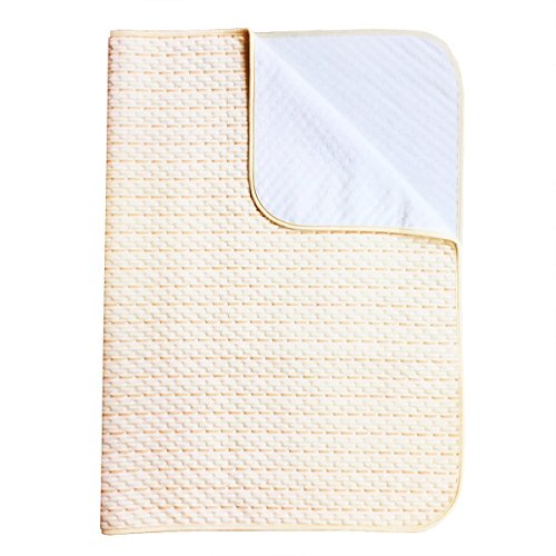 Sábana impermeable lavable y resistente al agua - Protector de colchón de incontinencia para bebés y niños adultos (Franja de color)