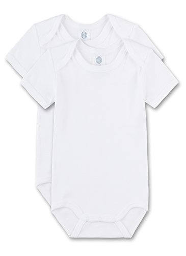 Sanetta - Body para bebé, Color Blanco 010, Talla 6 Meses (68 cm)