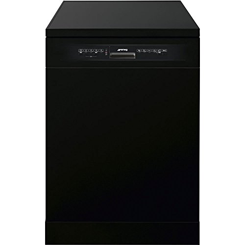 Smeg LVS222NIT Independiente 13cubiertos A++ lavavajilla - Lavavajillas (Independiente, Negro, Tamaño completo (60 cm), Negro, Botones, Acero inoxidable)