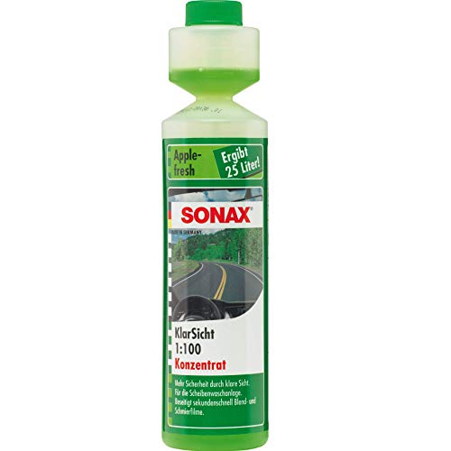 SONAX 03721410-544 Visión Clara 1 : 100 Producto Limpia Cristales Concentrado, 250 ml