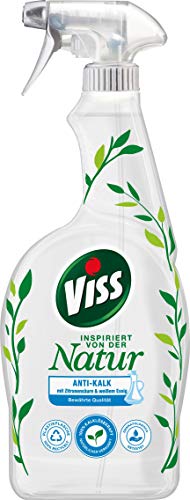 Viss Spray limpiador antical inspirado en la naturaleza con ácido cítrico y vinagre blanco, 750 ml, 1 unidad